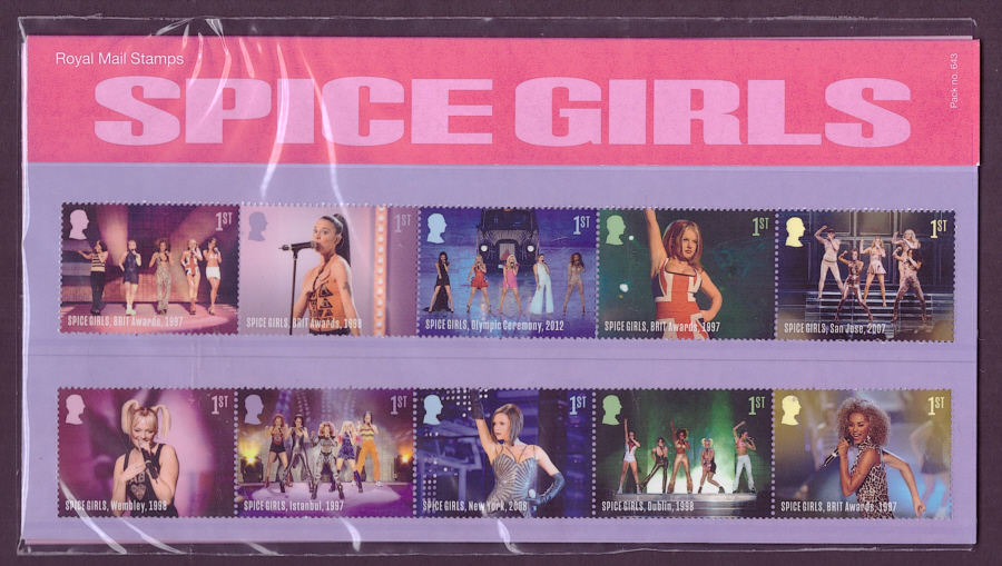 (image for) 2024 Spice Girls Royal Mail Presentation Pack 643